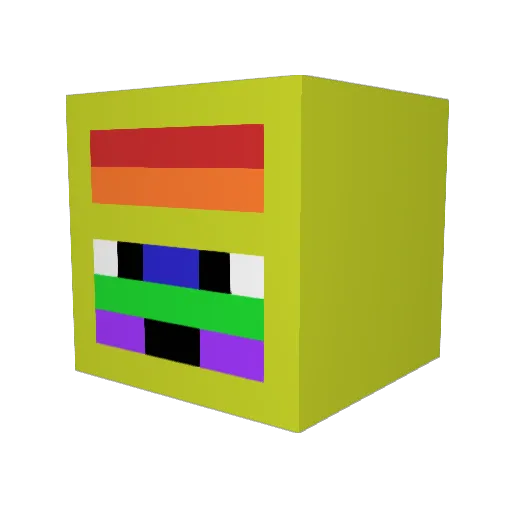 Alex2016TX Minecraft avatar head, 3D render