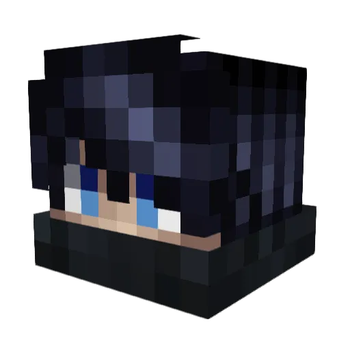 Alex21138 Minecraft avatar head, 3D render