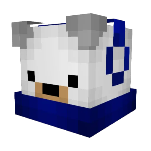 Alex2318 Minecraft avatar head, 3D render