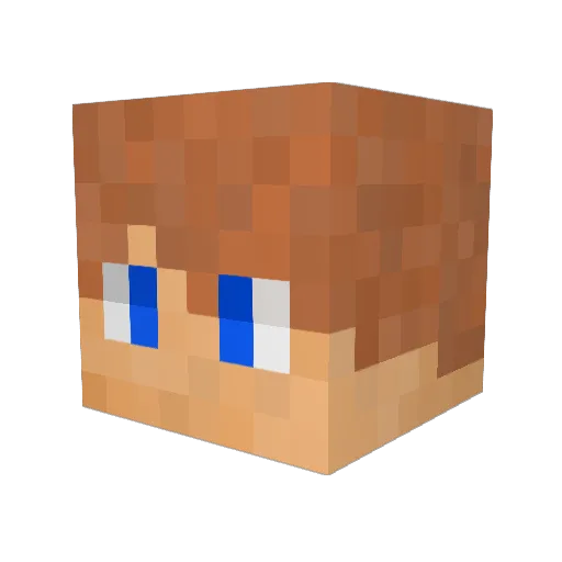 Alex24pop123 Minecraft avatar head, 3D render