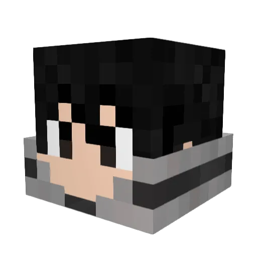 Alex27__ Minecraft avatar head, 3D render
