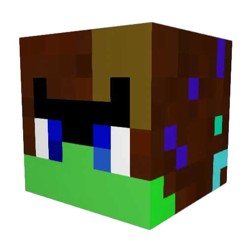 Alex28012013 Minecraft avatar head, 3D render