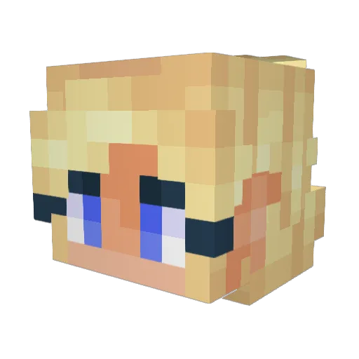 Alex281105 Minecraft avatar head, 3D render