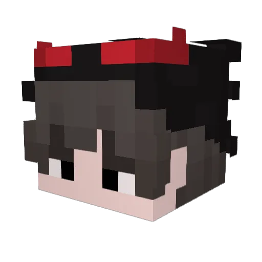 Alex3252 Minecraft avatar head, 3D render
