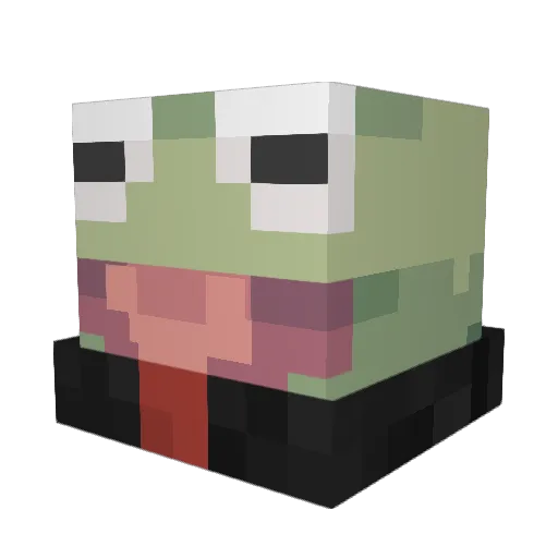 Alex41410 Minecraft avatar head, 3D render