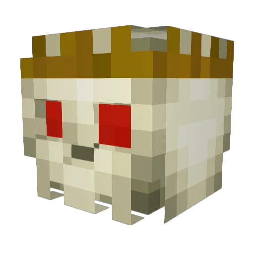 Alex4776 Minecraft avatar head, 3D render