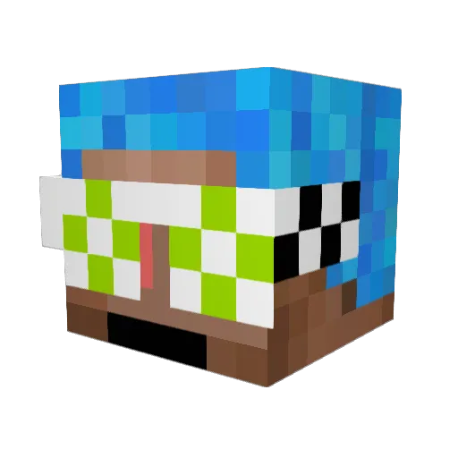 Alex5001000 Minecraft avatar head, 3D render