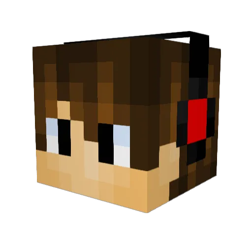 Alex51651 Minecraft avatar head, 3D render