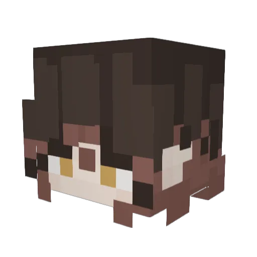 Alex52132 Minecraft avatar head, 3D render