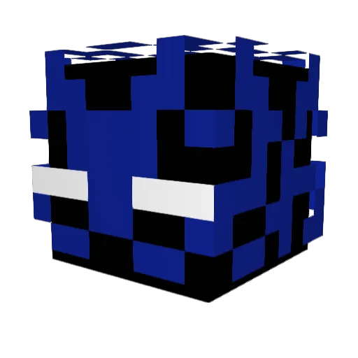 Alex5345 Minecraft avatar head, 3D render