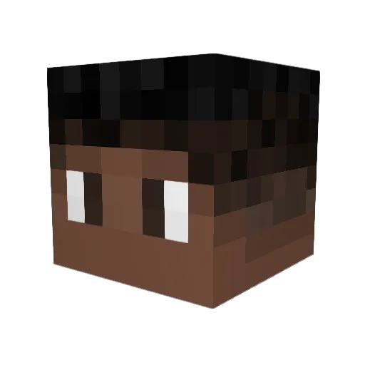 Alex57o9 Minecraft avatar head, 3D render