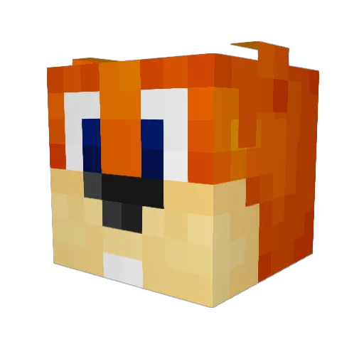 Alex59330 Minecraft avatar head, 3D render