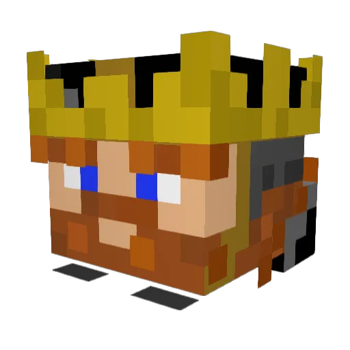 Alex5Rom Minecraft avatar head, 3D render