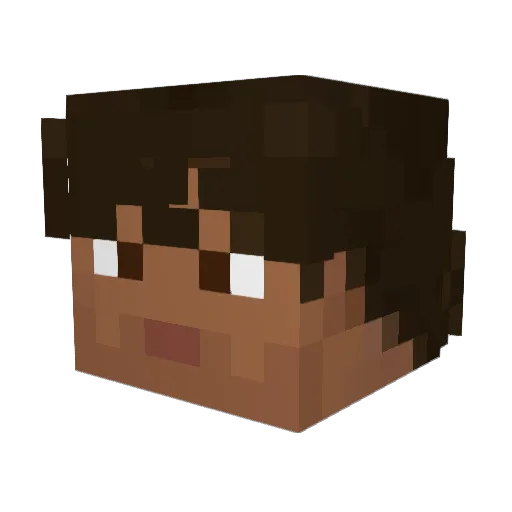 Alex684918 Minecraft avatar head, 3D render