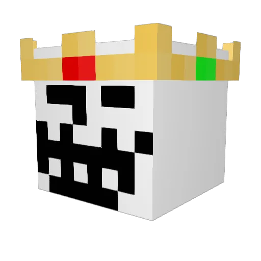 Alex756 Minecraft avatar head, 3D render
