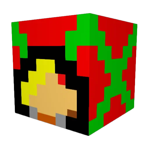 Alex79Beatboxer Minecraft avatar head, 3D render