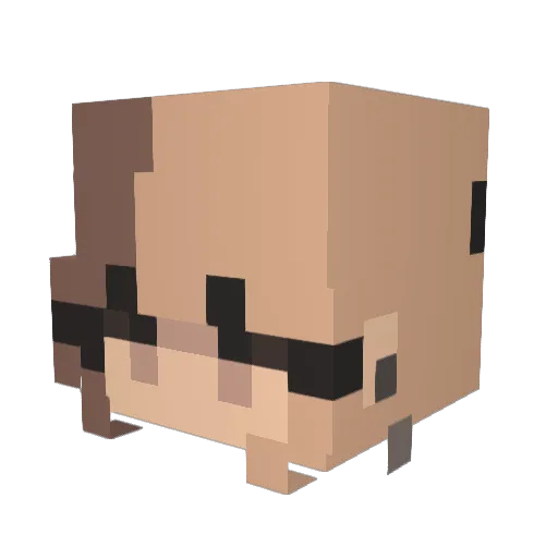 Alex91775312 Minecraft avatar head, 3D render