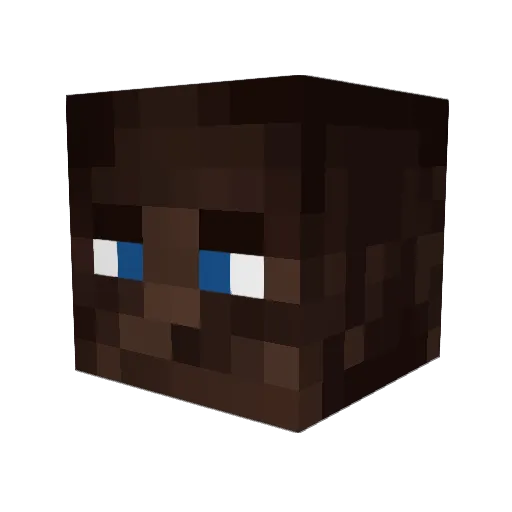 Alex92302 Minecraft avatar head, 3D render