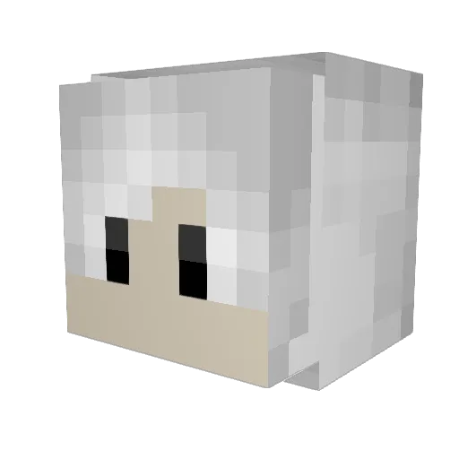 Alex9648 Minecraft avatar head, 3D render