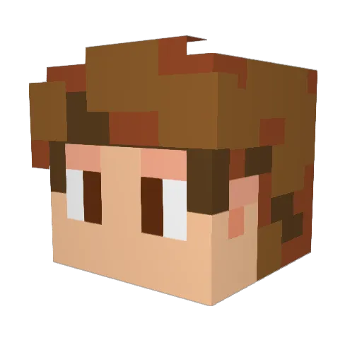 AlexAlt404 Minecraft avatar head, 3D render