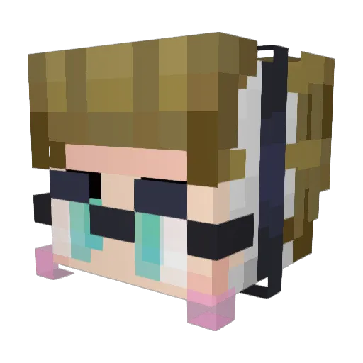 AlexArelius Minecraft avatar head, 3D render