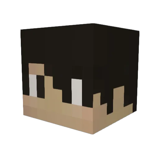 AlexBaka9 Minecraft avatar head, 3D render