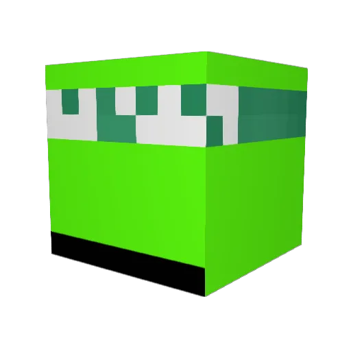 AlexBee2020 Minecraft avatar head, 3D render