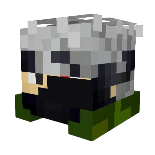 AlexBolton10 Minecraft avatar head, 3D render