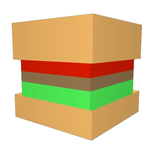 AlexBoomGD Minecraft avatar head, 3D render