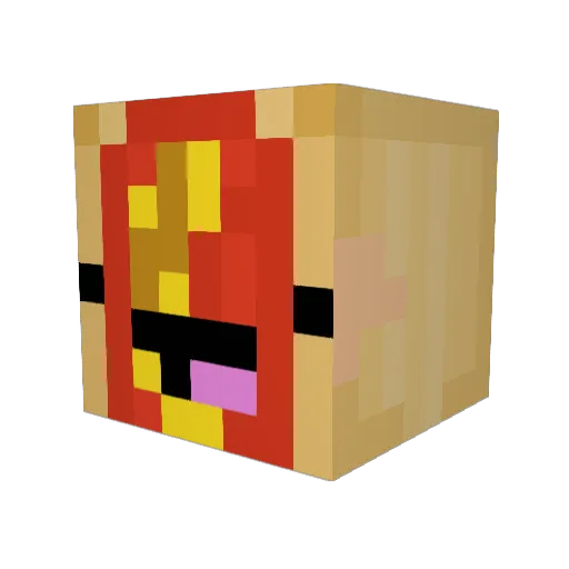 AlexBop381 Minecraft avatar head, 3D render