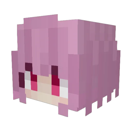 AlexBoyHe Minecraft avatar head, 3D render