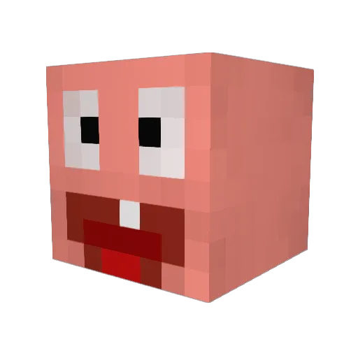 AlexBr_ Minecraft avatar head, 3D render