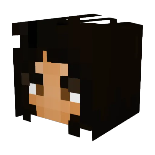 AlexBwith_anE Minecraft avatar head, 3D render