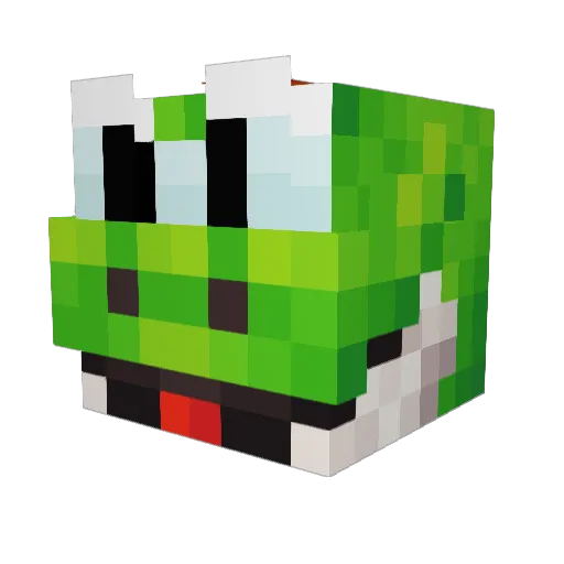 AlexCosta010 Minecraft avatar head, 3D render