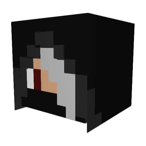 AlexCraft33 Minecraft avatar head, 3D render