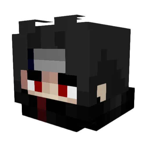 AlexD31 Minecraft avatar head, 3D render