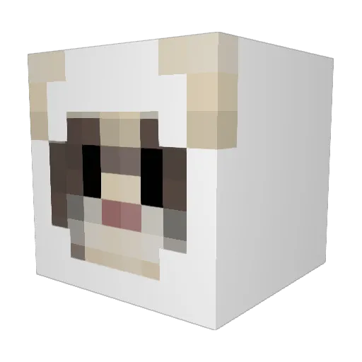 AlexEsCr Minecraft avatar head, 3D render