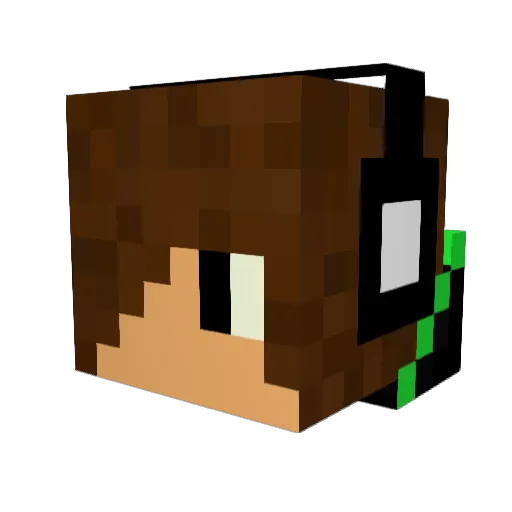 AlexFay1999 Minecraft avatar head, 3D render
