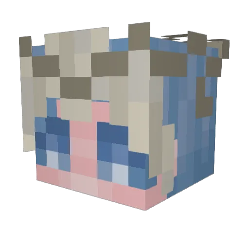 AlexFell5677 Minecraft avatar head, 3D render