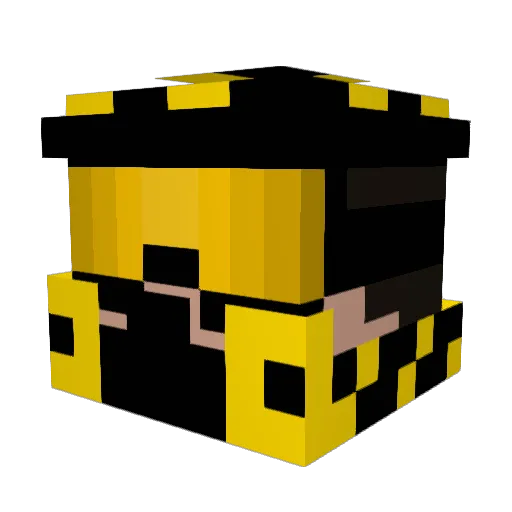AlexFranma Minecraft avatar head, 3D render