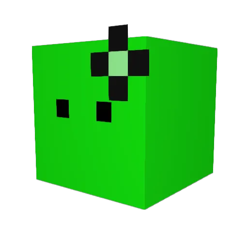 AlexFunky Minecraft avatar head, 3D render