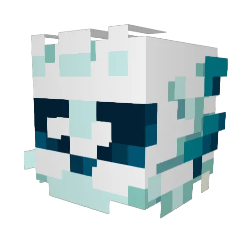AlexGNGammer Minecraft avatar head, 3D render