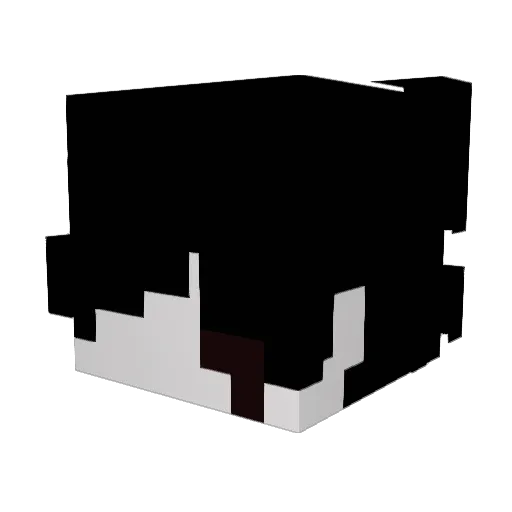 AlexGSR Minecraft avatar head, 3D render