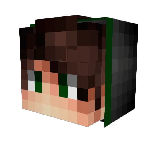 AlexGame_xD Minecraft avatar head, 3D render