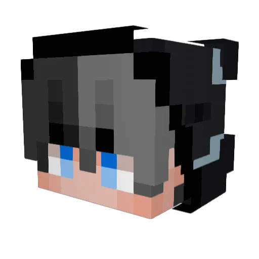 AlexGames10 Minecraft avatar head, 3D render