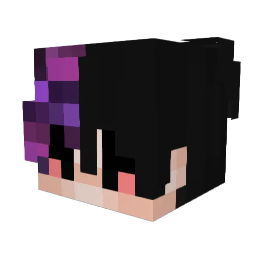 AlexInMitte Minecraft avatar head, 3D render