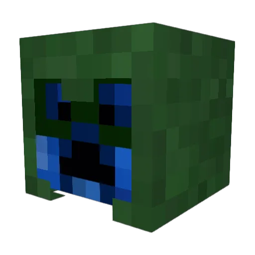 AlexJBaker Minecraft avatar head, 3D render