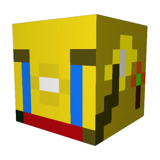 AlexJJ2756 Minecraft avatar head, 3D render