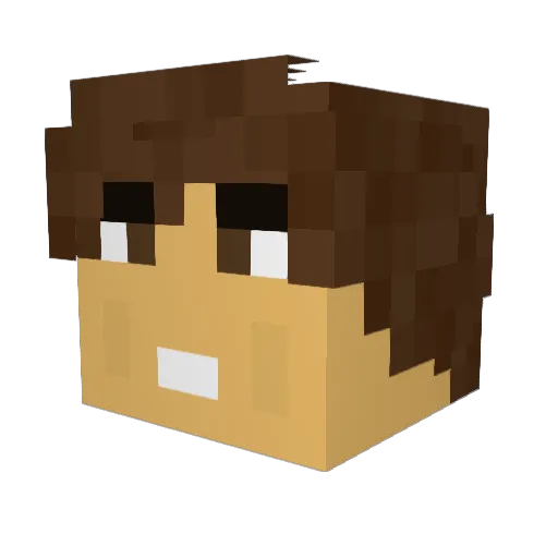 AlexKap97 Minecraft avatar head, 3D render