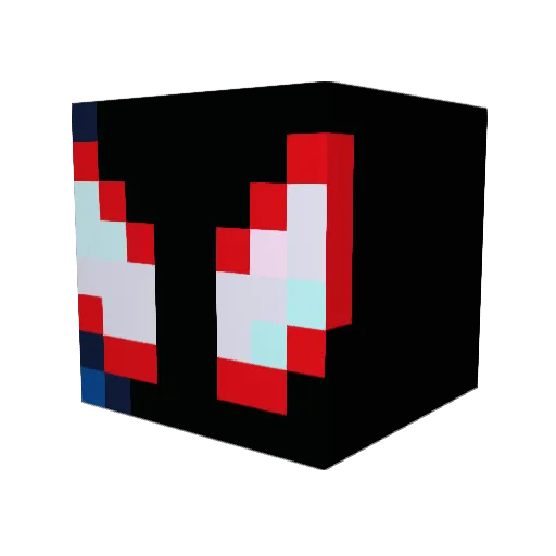 AlexKidSSJ Minecraft avatar head, 3D render